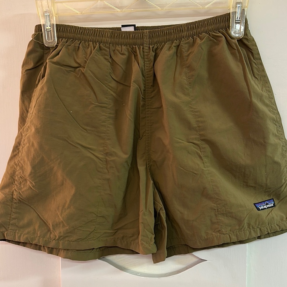 Patagonia Earthy Green Casual Shorts